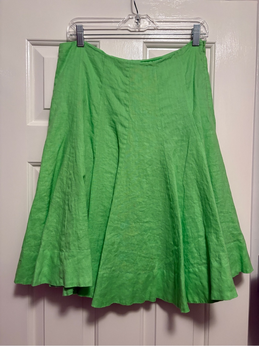 Lauren Ralph Lauren Bright Green full hem twirly Skirt